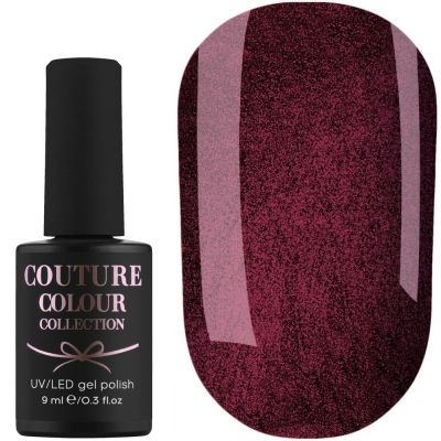 Гель-лак Couture Colour №073 (темно-малиновый с перламутром) 9 мл