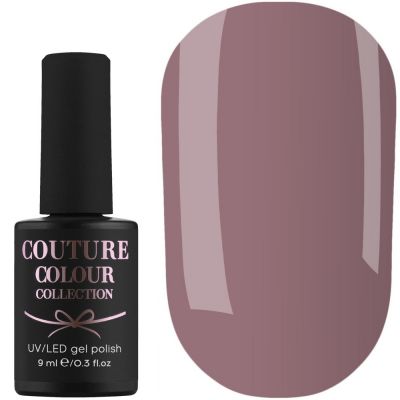 Гель-лак Couture Colour №086 (пепельный розово-коричневый, эмаль) 9 мл