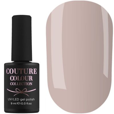 Гель-лак Couture Colour №091 (серо-бежевый, эмаль) 9 мл