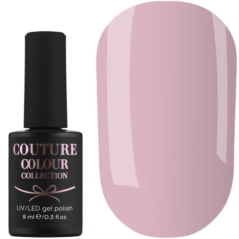 Гель-лак Couture Colour №095 (молочний рожевий, емаль) 9 мл