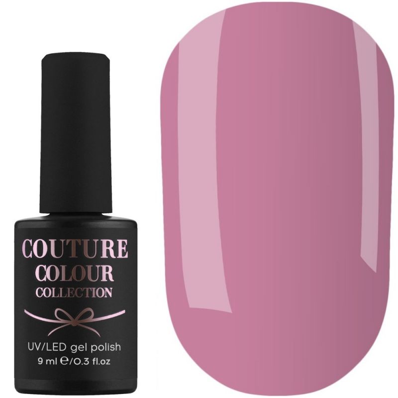 Гель-лак Couture Colour №096 (димчастий рожевий, емаль) 9 мл