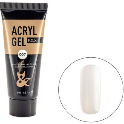 Акригель F.O.X Acryl Gel №007 (White) 15 мл