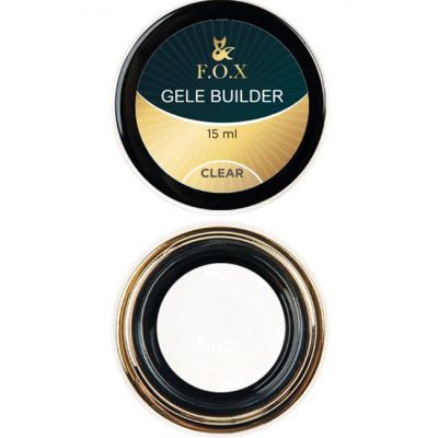 Моделюючий гель-желе F.O.X Gele Builder Gel Сlear (прозорий) 15 мл