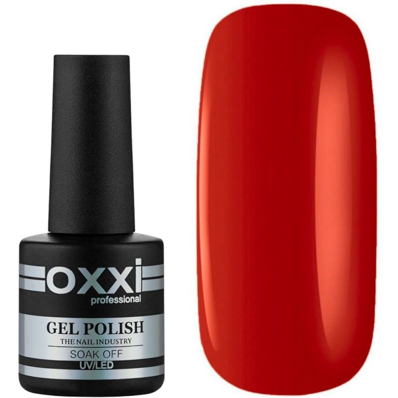 Гель-лак Oxxi №008 (темный красный, эмаль) 10 мл