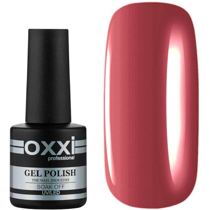 Гель-лак Oxxi №011 (розово-коралловый, эмаль) 10 мл