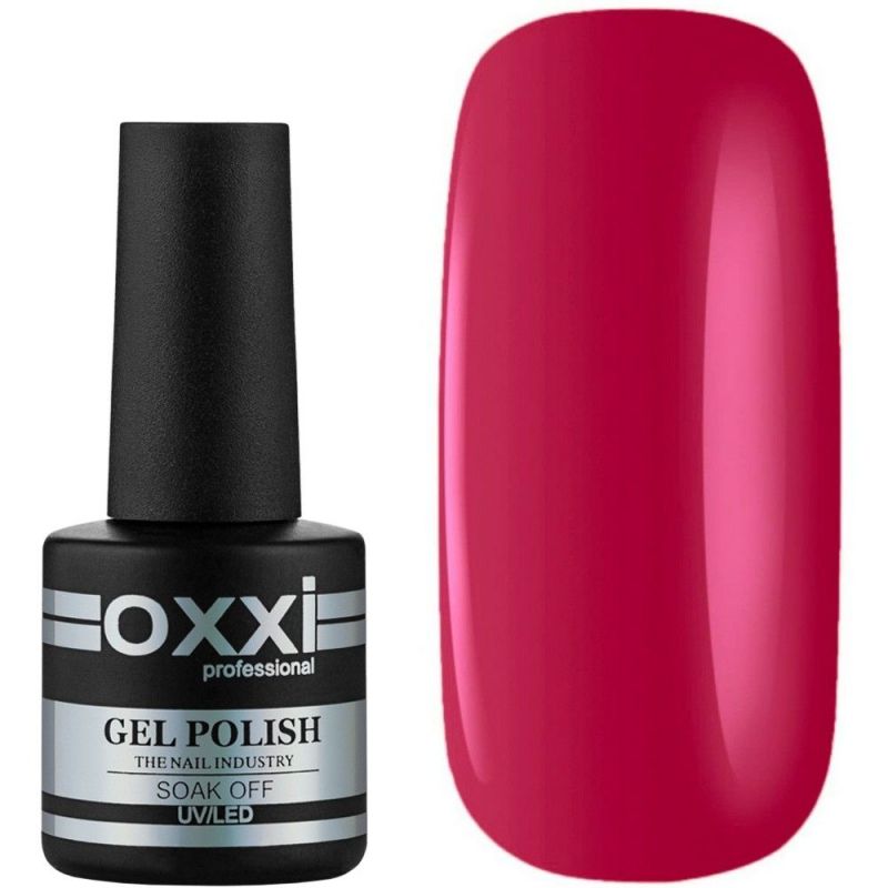 Гель-лак Oxxi №017 (розово-пурпурный, эмаль) 10 мл
