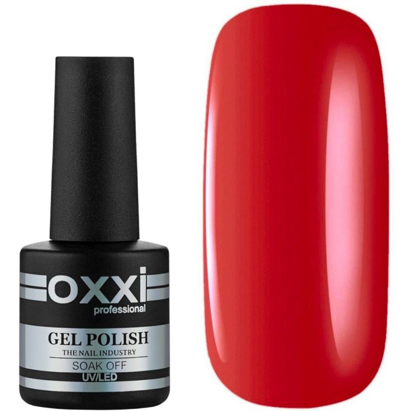Гель-лак Oxxi №111 (темный красный, эмаль) 10 мл