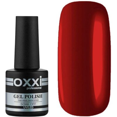 Гель-лак Oxxi №165 (темный малиново-красный, эмаль) 10 мл