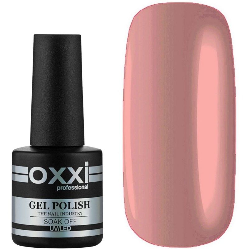 Гель-лак Oxxi №240 (блідо-рожевий, емаль) 10 мл