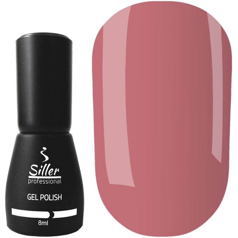 Гель-лак Siller №015 (персиково-рожевий, емаль) 8 мл