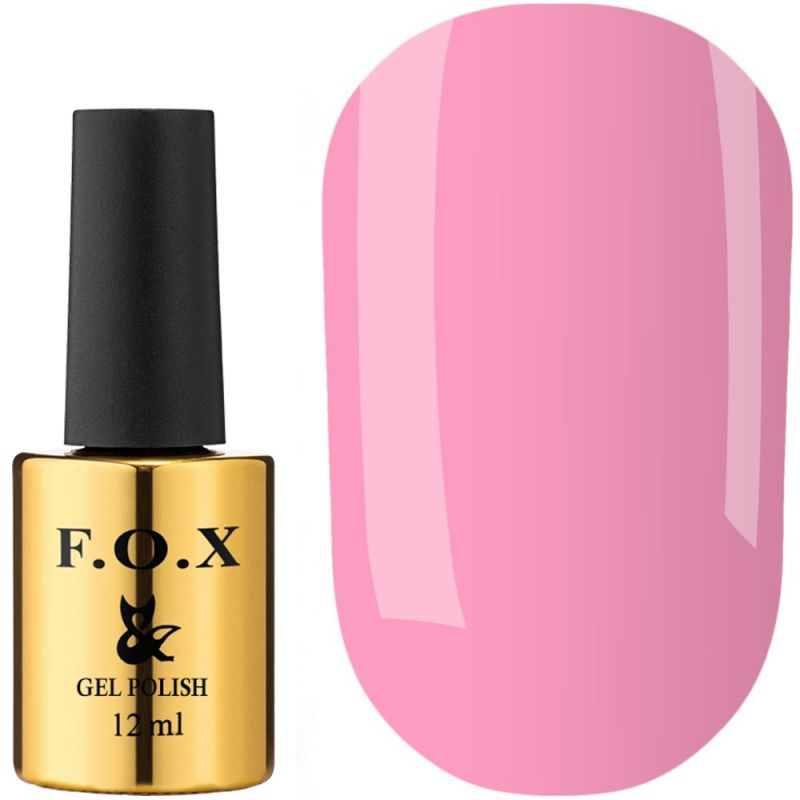 Гель-лак F.O.X №033 (блестящий пурпурно-розовый, эмаль) 12 мл