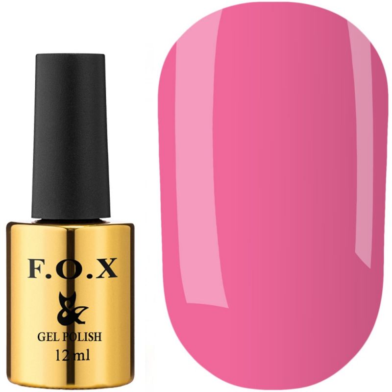 Гель-лак F.O.X Pigment Gel Polish №105 (розовый, эмаль) 12 мл