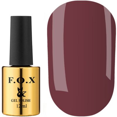 Гель-лак F.O.X Pigment Gel Polish №119 (бордово-коричневый, эмаль) 12 мл