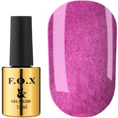 Гель-лак F.O.X Pigment Gel Polish №123 (фуксия с микроблеском) 12 мл