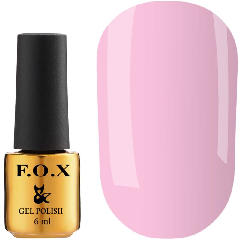Гель-лак F.O.X №113 (ніжно-рожевий, емаль) 6 мл