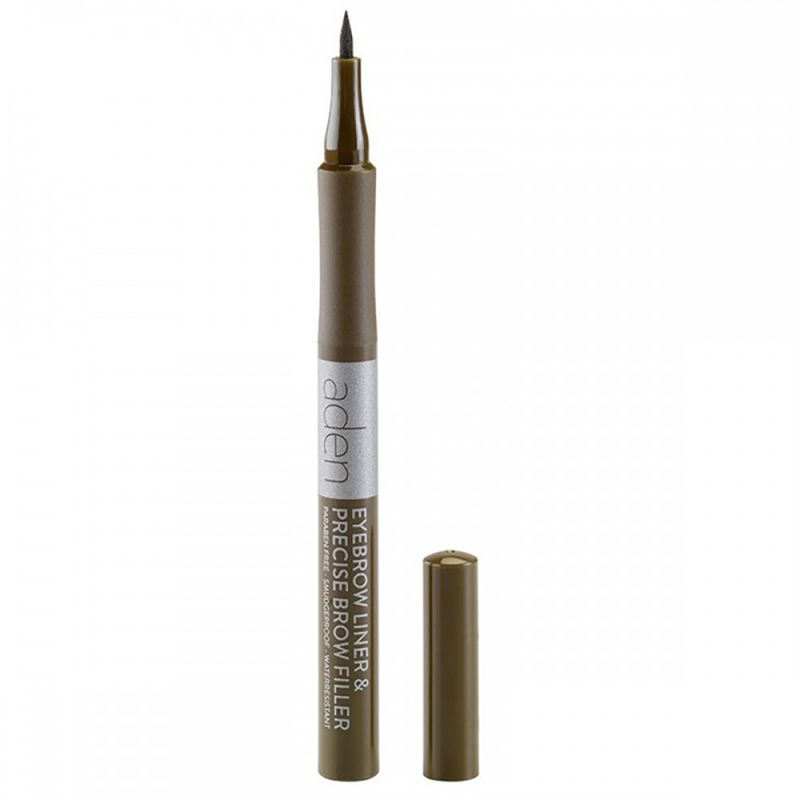 Тушь-маркер для бровей Aden Eyebrow Liner & Precise Brow Filler Brunette №2