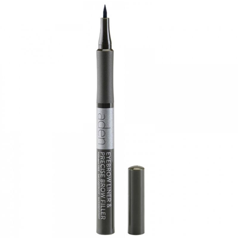 Туш-маркер для брів Aden Eyebrow Liner & Precise Brow Filler Ebony №3