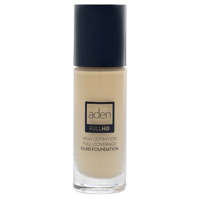 Тональный крем-флюид для лица Aden Full HD Fluid Foundation Porcelain №01 (фарфор) 20 мл