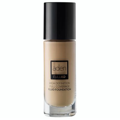 Тональный крем-флюид для лица Aden Full HD Fluid Foundation Natural №04 (натуральный беж) 20 мл