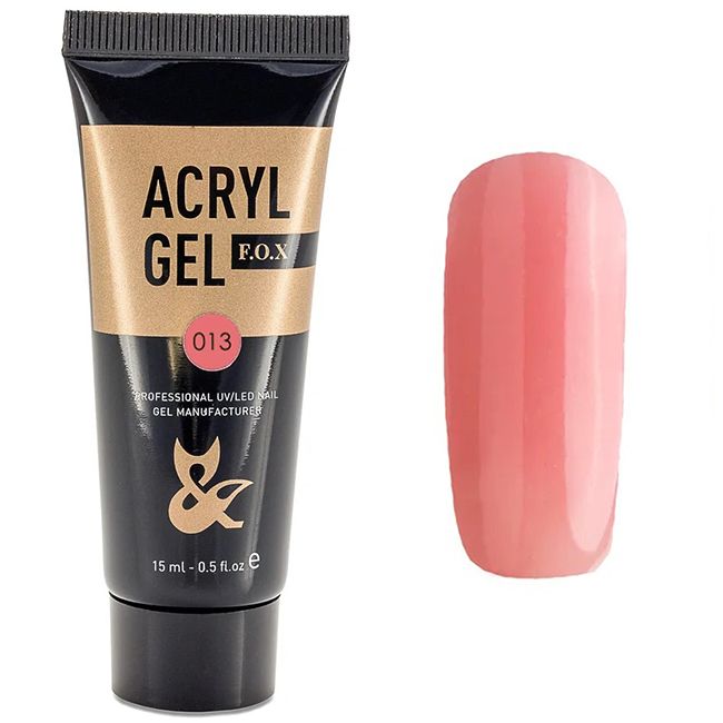 Акрил-гель F.O.X Acryl Gel №013 (теплий рожевий) 15 мл
