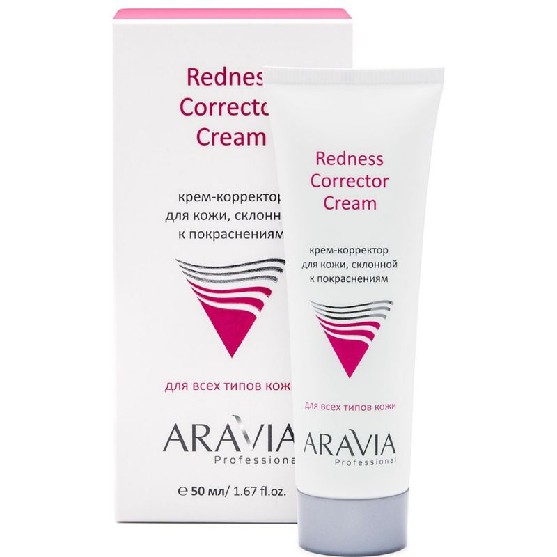 Крем-корректор для кожи лица, склонной к покраснениям Aravia Professional Redness Corrector Cream 50 мл