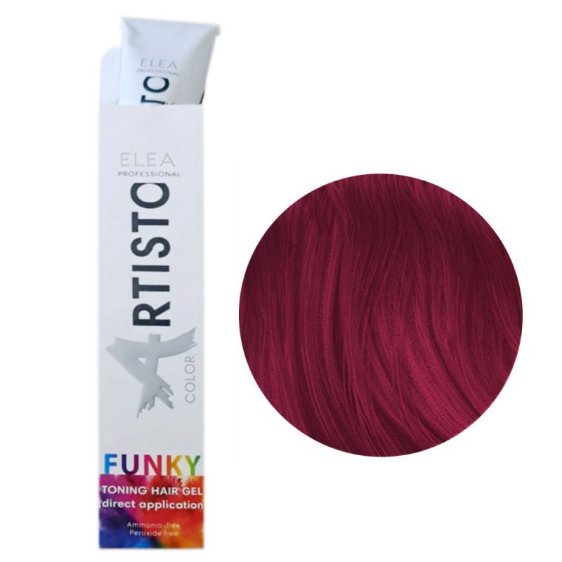 Тонуючий гель для волосся Elea Artisto Funky Colors Toning Hair Gel Fuchsia (фуксія) 100 мл