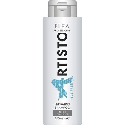 Шампунь безсульфатний для сухого волосся Elea Professional Artisto Hydra Intense Shampoo SLS Free 200 мл