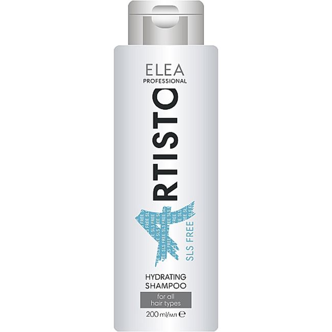 Шампунь бессульфатный увлажняющий для сухих волос Elea Professional Artisto Hydra Intense Shampoo SLS Free 200 мл