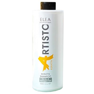 Шампунь для відновлення волосся з кератином Elea Artisto Keratin Shampoo 1000 мл