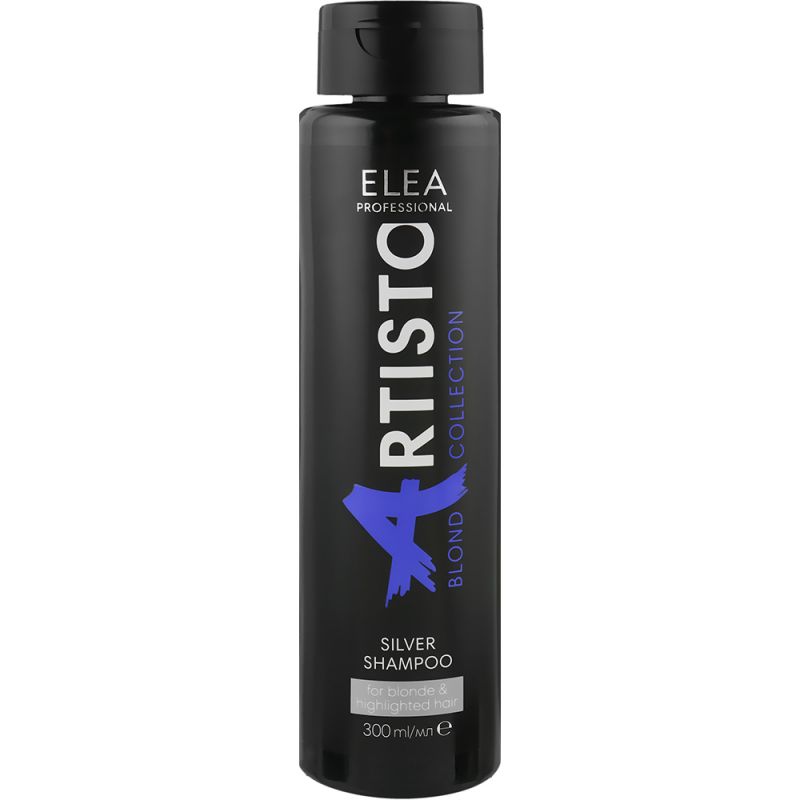 Шампунь для нейтралізації жовтизни Elea Professional Artisto Silver Shampoo 300 мл