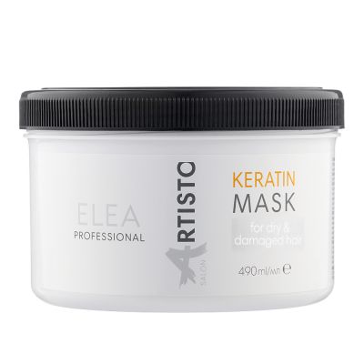 Маска для відновлення волосся з кератином Elea Artisto Keratin Mask 490 мл