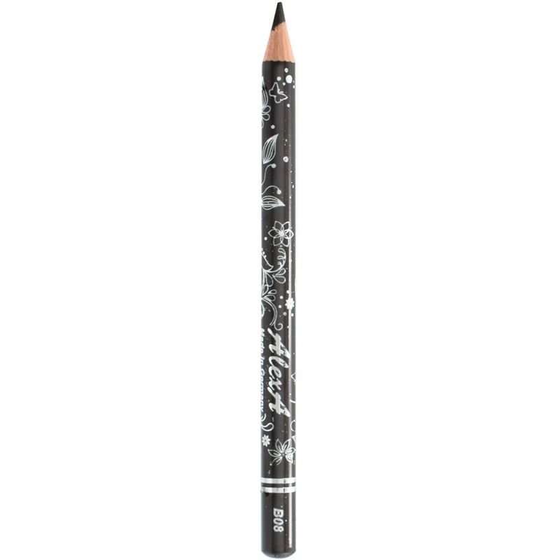 Карандаш для бровей AlexA Eyebrow Pencil B08 (пудровый, темный коричнево-серый)