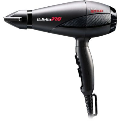 Фен для волос BaByliss PRO BAB6250IE Black Star Ionic