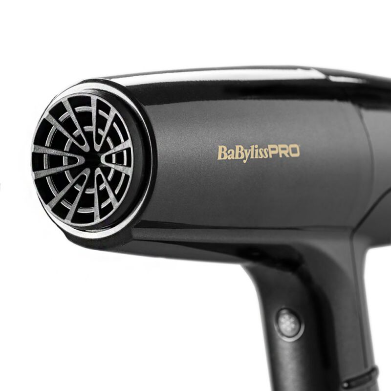 Фен для волосся BaByliss PRO BAB8550E Falco Grey/Gold