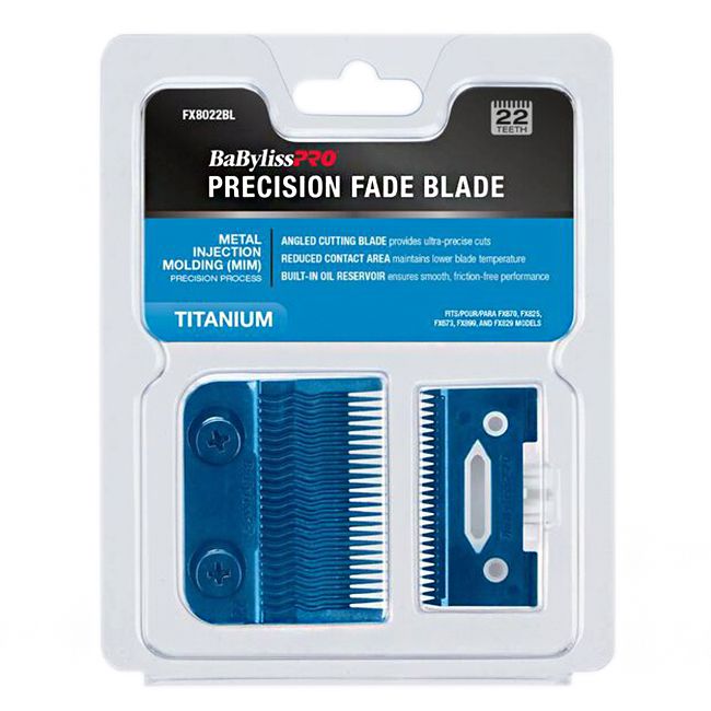 Ножевой блок BaByliss PRO FX8022BLE FXONE Blue Titanium Fade Blade