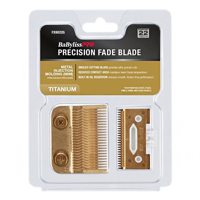 Ножевой блок BaByliss PRO FX8022GE FXONE Gold Titanium Fade Blade