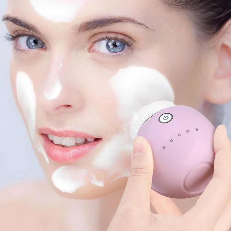 Щетка для чистки лица Bucos Facial Cleansing Brush B1 (розовый)