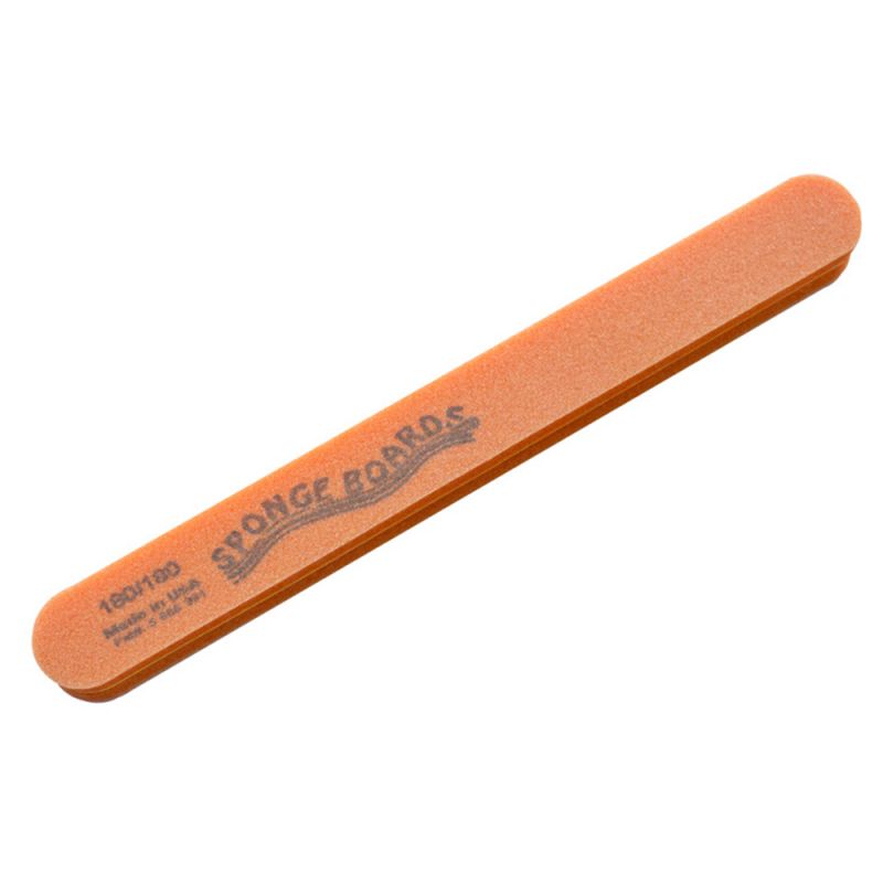 Шліфувальник для нігтів Blaze Sponge Board Standart Orange (180/180 грит)