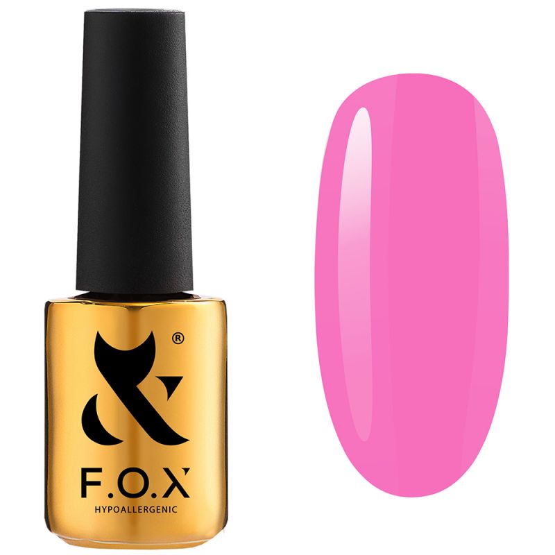Гель-лак F.O.X Pink Panther №004 (ярко-розовый, эмаль) 7 мл