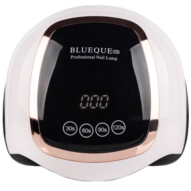 Лампа для манікюру BlueQue BQ-V3 LED + UV White 168W