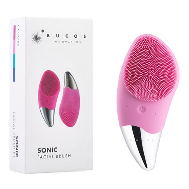 Щетка для чистки лица Bucos Sonic Facial Brush S1 (пастельно-розовый)