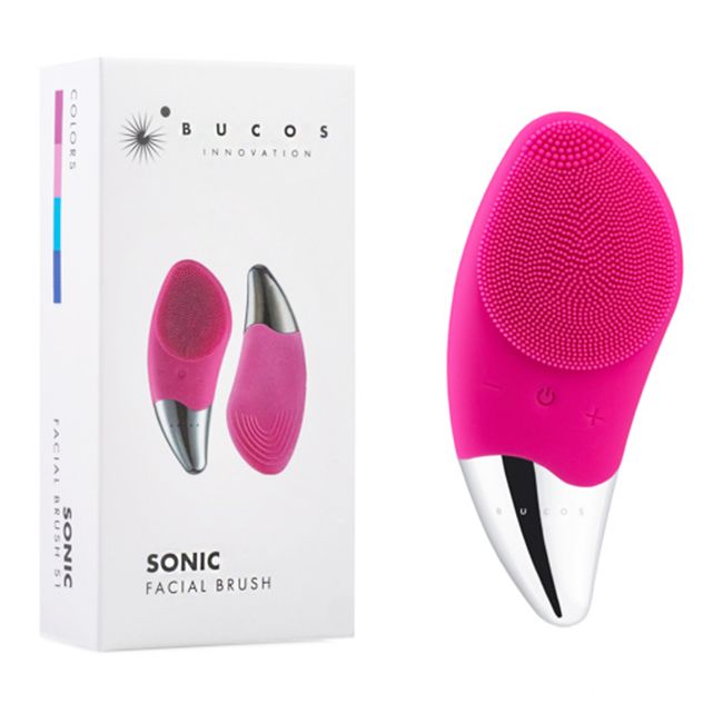Щітка для чищення обличчя Bucos Sonic Facial Brush S1 (рожевий)
