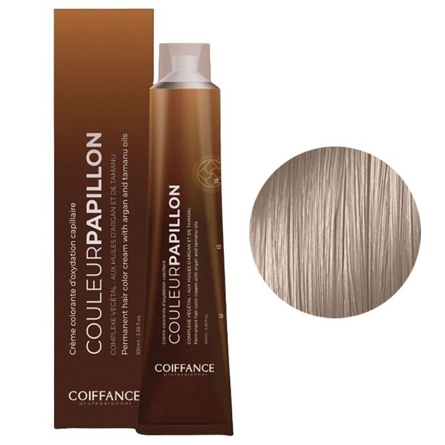 Крем-краска для волос Coiffance Color Papillon Care 10.01 (светлый блонд пепельный) 100 мл