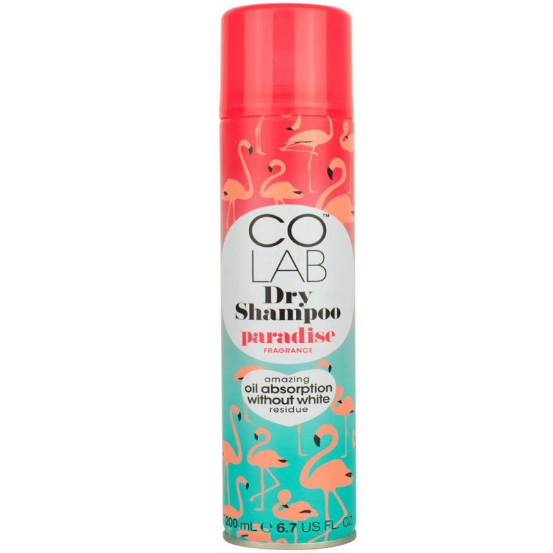 Сухой шампунь для волос с ароматом тропических фруктов и сладкого кокоса CoLab Dry Shampoo Paradise 200 мл