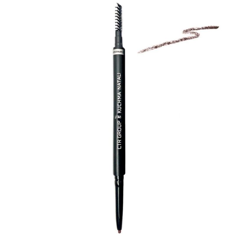 Механічний олівець для брів CTR Eyebrow Pencil Brown (пудровий, коричневий)
