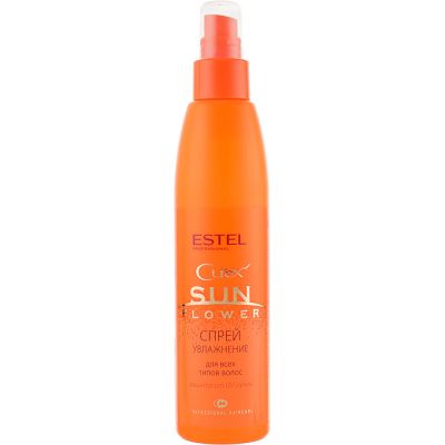 Спрей от УФ-лучей для всех типов волос Estel Curex Sunflower Увлажнение и защита 200 мл