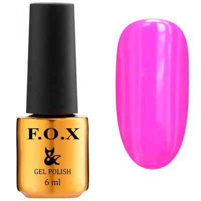 Гель-лак F.O.X Gel Polish Drinks Juice №566 (розово-фиолетовый, эмаль) 6 мл