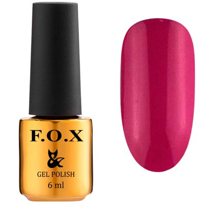 Гель-лак F.O.X Gel Polish Drinks Gin №567 (малиновый, эмаль) 6 мл