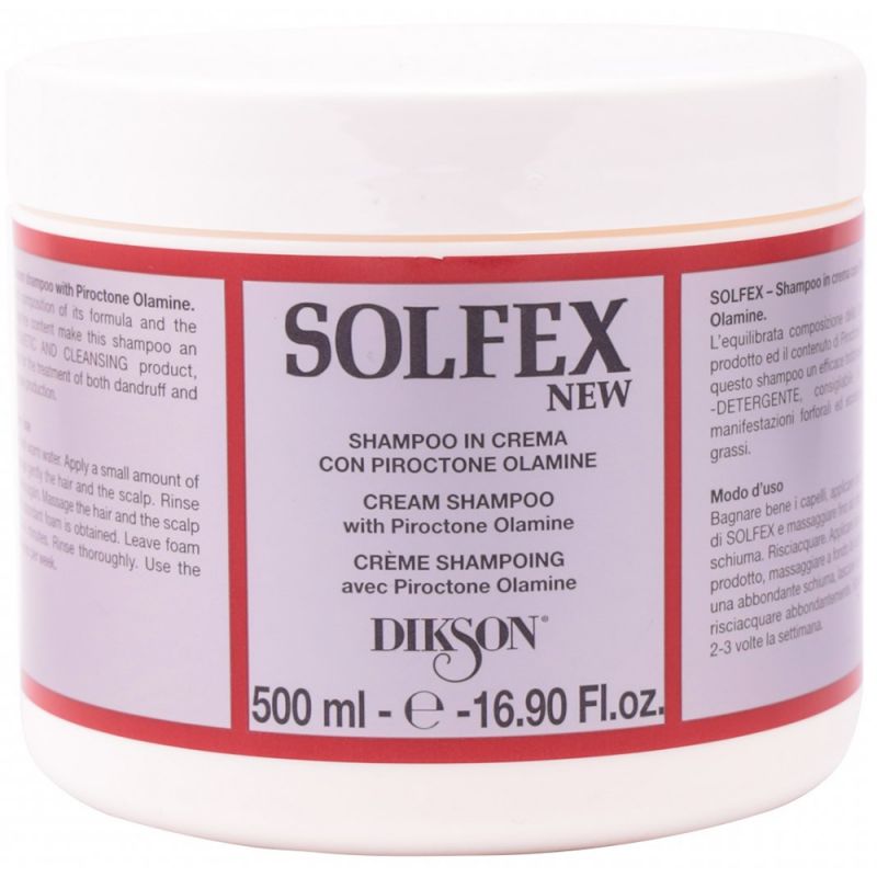 Шампунь-бальзам від лупи Dikson Solfex Shampoo and Cream 500 мл