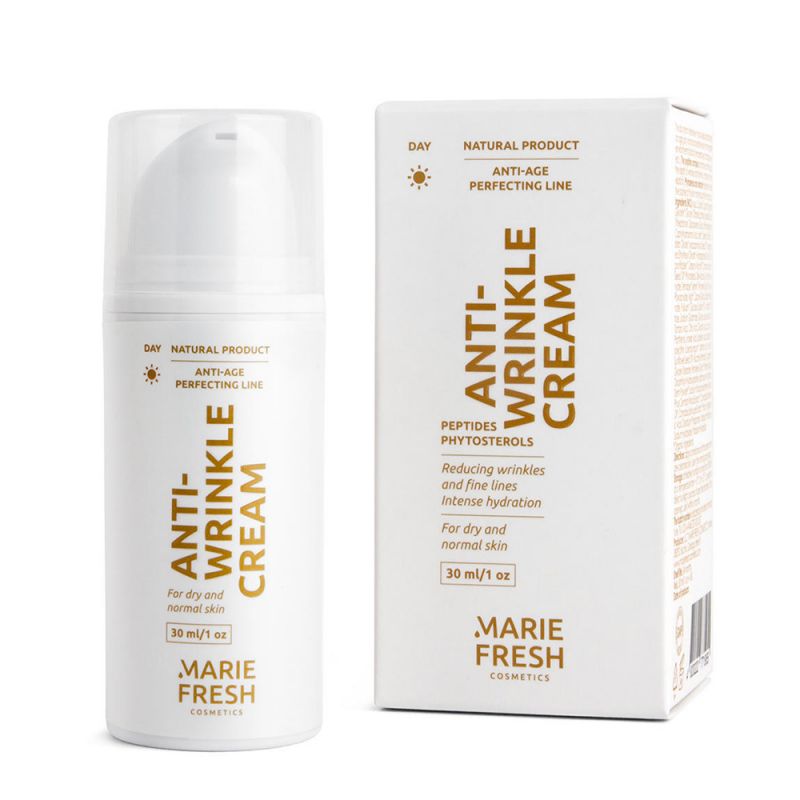 Дневной крем для сухой и нормальной кожи против морщин Marie Fresh Cosmetics Anti-Wrinkle Cream 30 мл